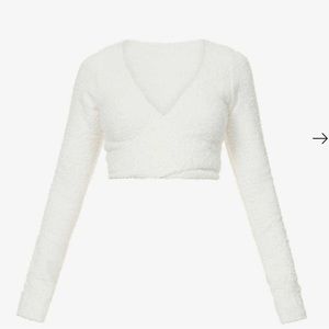 Skims cozy knitted wrap long sleeved